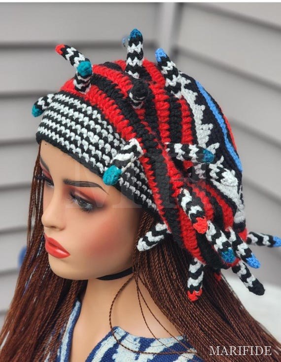 Bamileke Toghu Hat Traditional Handwoven | Cameroon Wool Blend Cap | African Unisex Heritage