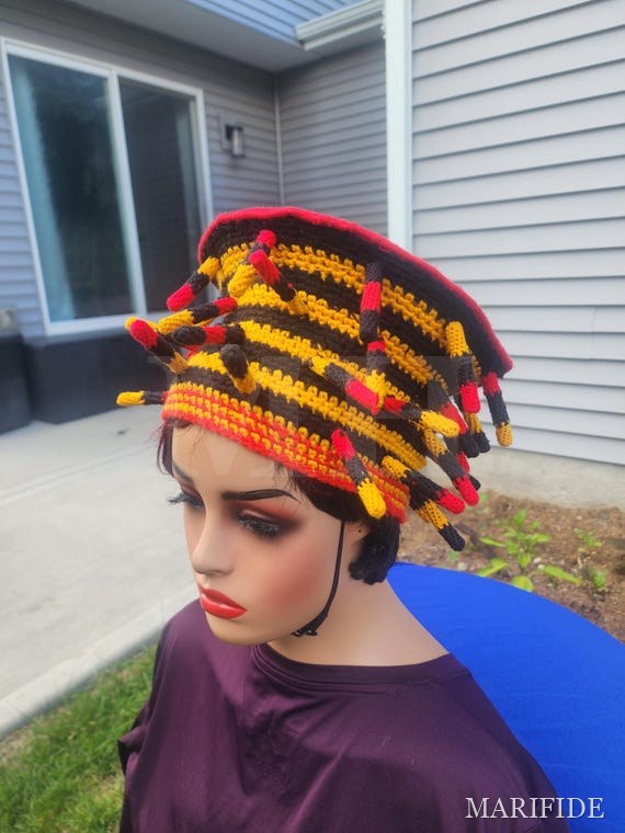 Toghu Bamenda Hat Handwoven Wool Blend | Bamileke Traditional African Cap | Cameroon Unisex | Heritage